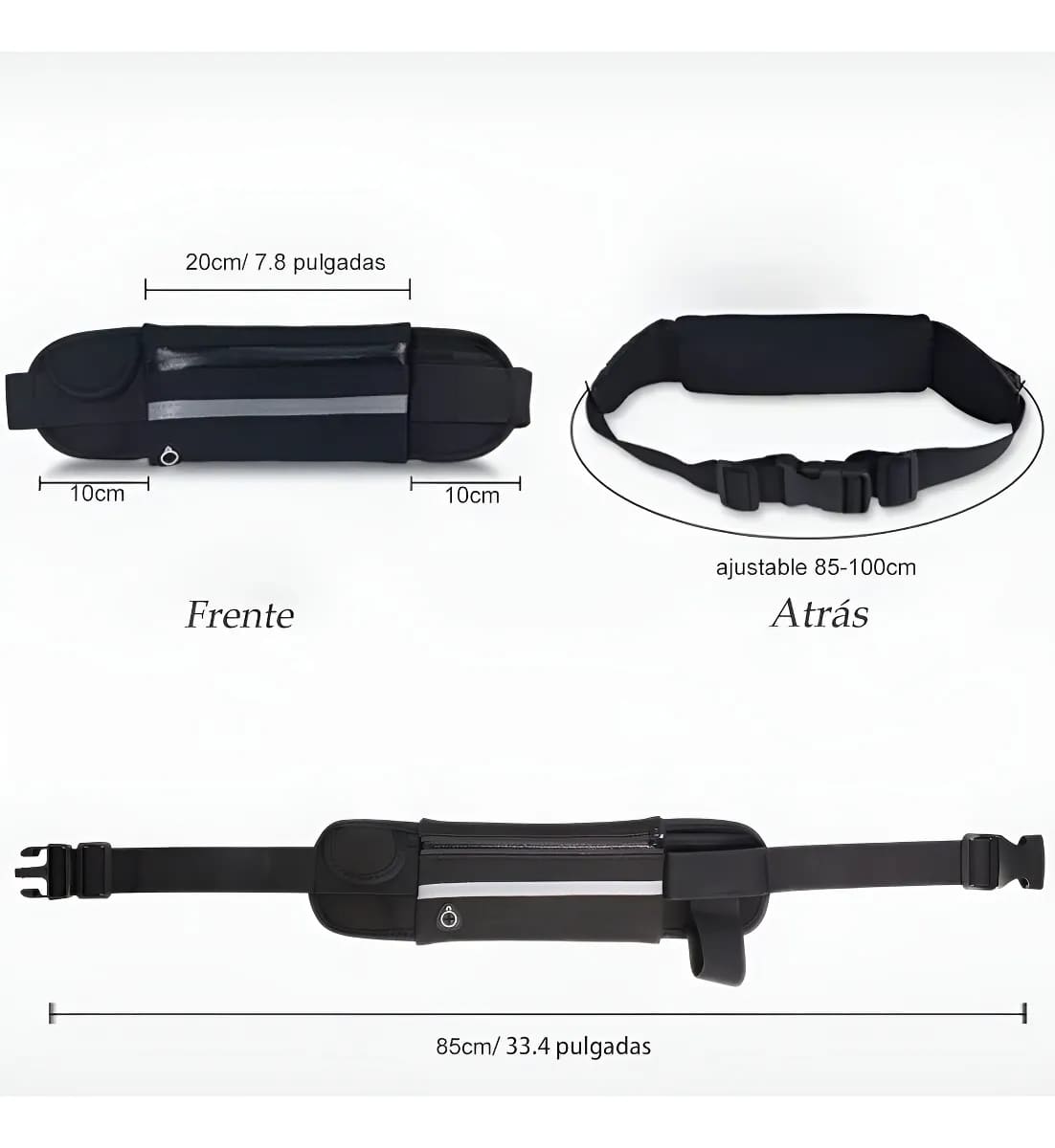 Beatz Neo-Fit: Cinturón de Running Anti-Rebote Impermeable